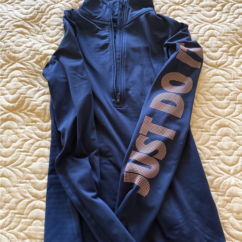 Nike Dri-FIT Heathered Blue Shirt